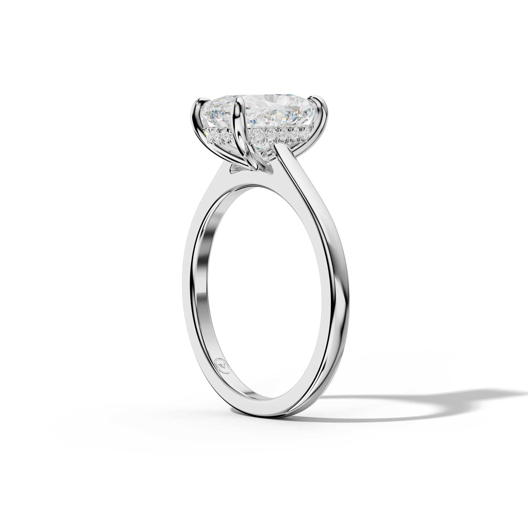 Lilly Elongated Cushion Diamond Engagement Ring
